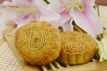 Moon cakesの写真素材