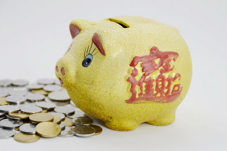 Piggy bank cansの写真素材