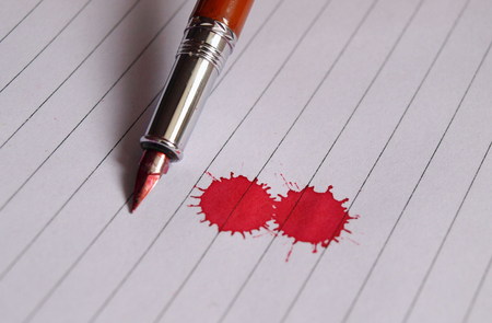 Pen Inkの写真素材