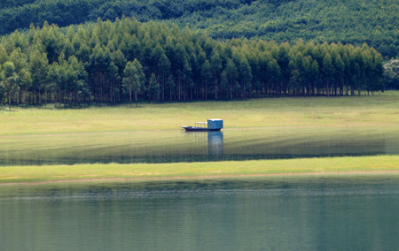 Hainan Songtao Reservoir sceneryの写真素材