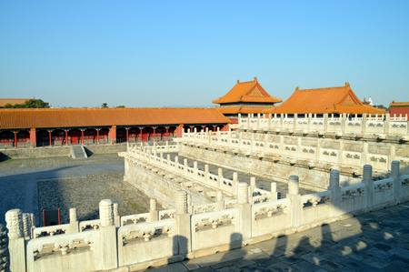 Beijing Forbidden City landscape viewのeditorial素材