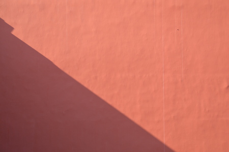 Red wall surfaceの写真素材