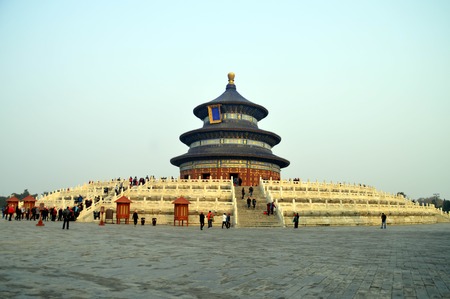 The Temple of heaven landscape viewのeditorial素材