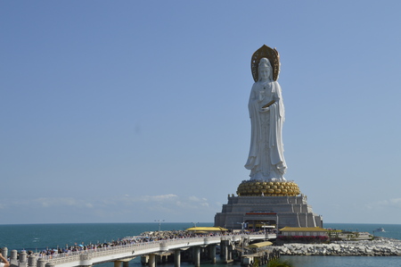 Nanhai Guanyin in Sanyaのeditorial素材