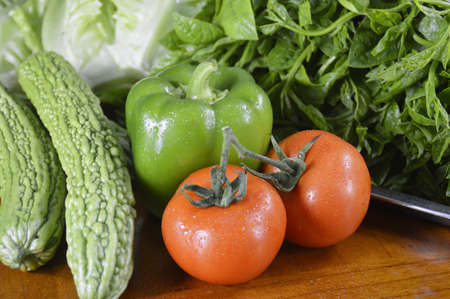 Vegetable materialの写真素材
