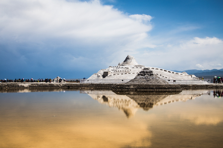 mirror lake sceneryの写真素材