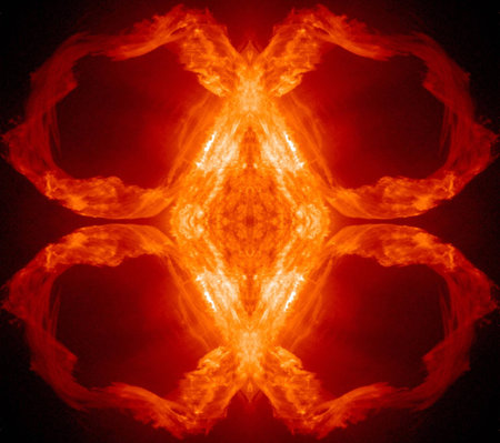 Rings of Fireの写真素材