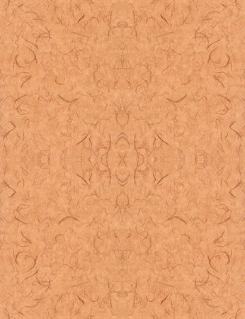 Abstract Pattern Textured Brown Handmade Paper Backgroundの写真素材