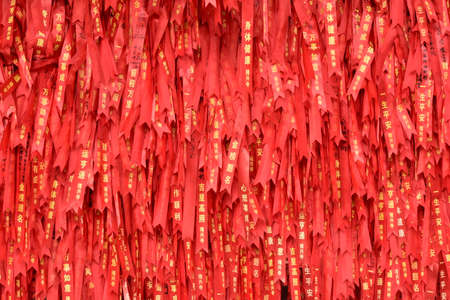 chinese red Blessingのeditorial素材