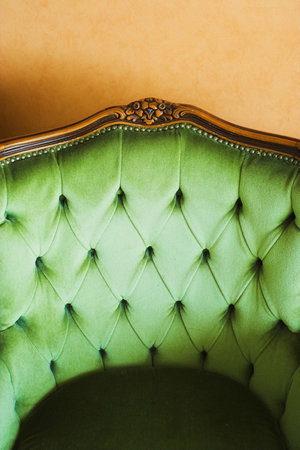 green sofaの写真素材