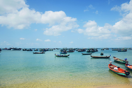 fishing boatsの写真素材