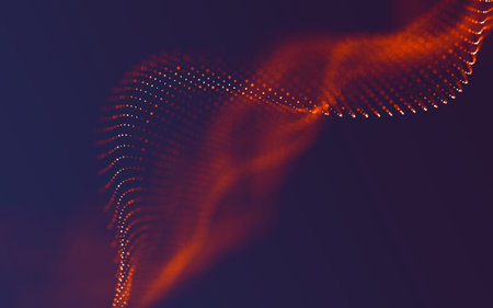 Connection structure. Science background. Futuristic polygonal background. Wallpaper. Business....