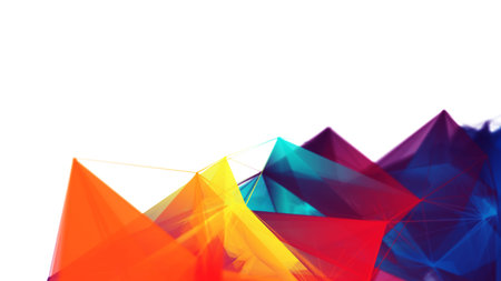 Modern colorful flow background for your design project. 3D illustration. 3d rendering. Abstract...