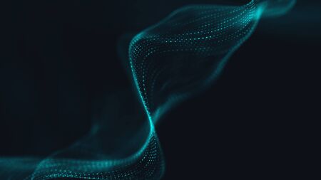 Abstract polygonal space low poly dark background with connecting dots and lines. Connection structure. Science background. Futuristic polygonal background. Triangular background. Wallpaper. Businessの写真素材