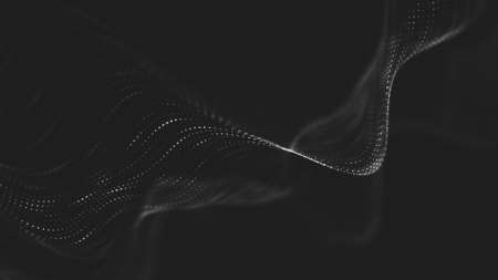 Abstract polygonal space low poly dark background with connecting dots and lines. Connection structure. 
Science background. Futuristic polygonal background. Triangular background. Wallpaper. Businessの写真素材