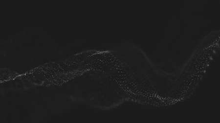 Abstract polygonal space low poly dark background with connecting dots and lines. Connection structure. 
Science background. Futuristic polygonal background. Triangular background. Wallpaper. Businessの写真素材