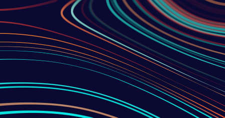 Abstract flowing lines background for your design project. 3D illustration. 3d rendering. Wallpaper. Futuristic background. Business. Topology  background.の写真素材