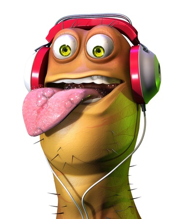 3d Cartoon Monsterの写真素材