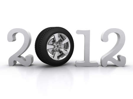 New year 2012の写真素材
