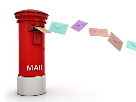 Mail arrivedの写真素材