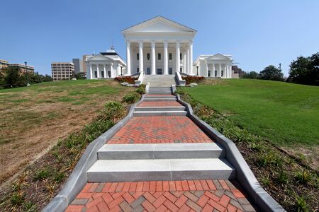 The Virginia State Capitol Building in Richmondのeditorial素材