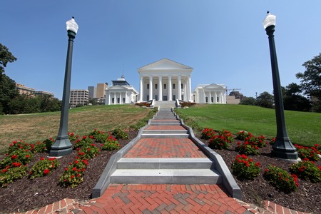 The Virginia State Capitol Building in Richmondのeditorial素材