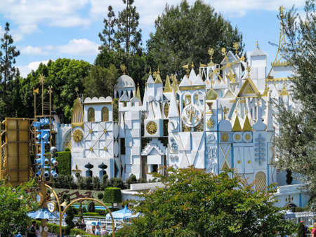 ANAHEIM, CALIFORNIA - May 25th, 2018 - The exterior of It's a Small World in Disneylandのeditorial素材