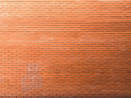 brick wall background, red, horizontalの写真素材