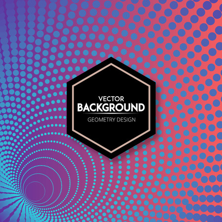 Abstract gradient halftone dots background designのイラスト素材