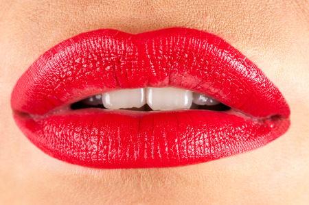 beauty lips closeupの写真素材
