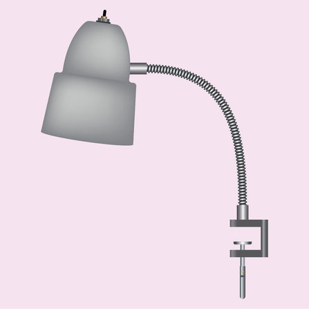Desk lamp vector illustrationのイラスト素材