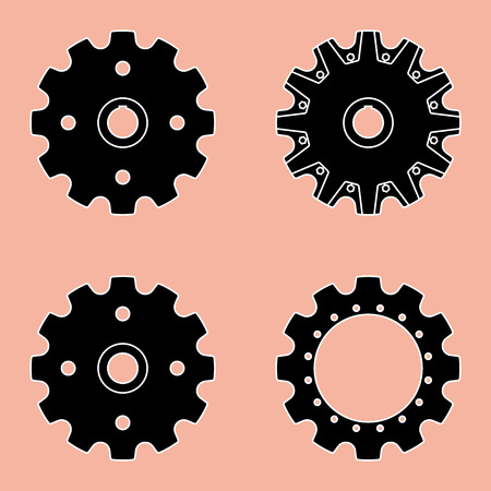 Sprocket wheel vectorのイラスト素材