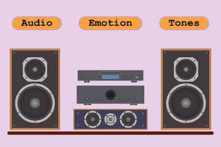 Music equipment icon.のイラスト素材