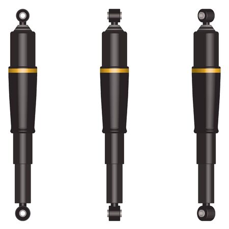 Car air suspension. Automobile parts.のイラスト素材