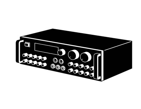Digital mixing amplifier.のイラスト素材