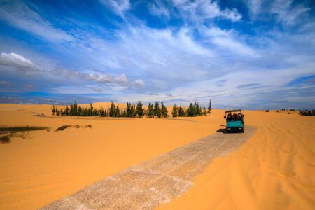 Sand hills in Phan Thiet-VietNamのeditorial素材