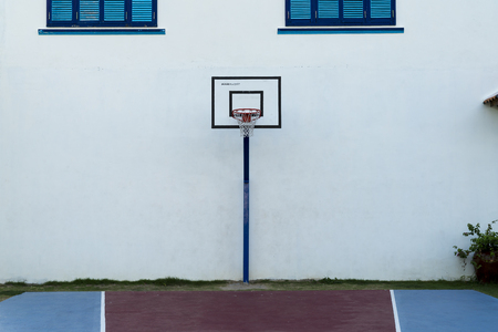 volleyball court in Backpacker Hostel in Ninh Van commune, Khanh Hoa province, Vietnamの写真素材