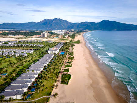 5-star Alma resort in Cam Ranh district, Khanh Hoa province, Vietnam-October 8, 2020: Overview of Alma Vietnam resort located on the famous Bai Dai beach of Cam Ranh district, province Khanh Hoa, VNのeditorial素材