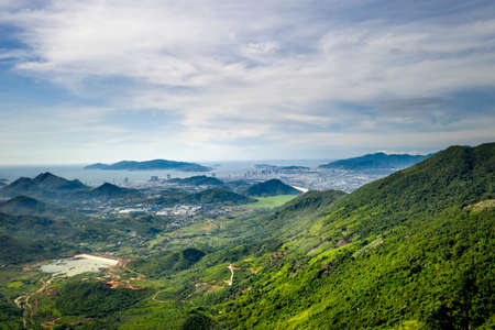 Aerial view of Taipei city, Taiwan. Taipei is the capital and largest city of Taiwan.の写真素材