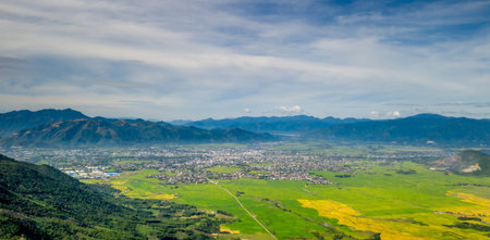 Panoramic view of the city of Chiang Mai, Thailand