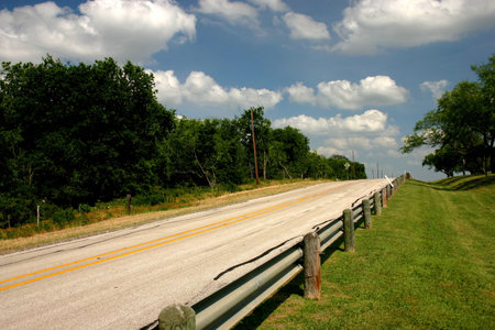 a beautiful country roadの写真素材
