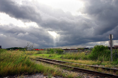 Railroad tracks