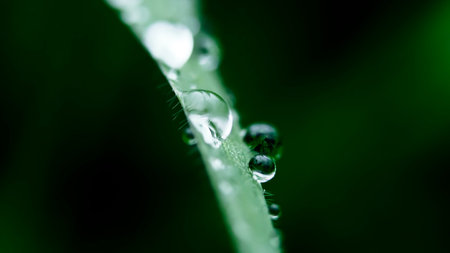 Grass Rainの写真素材