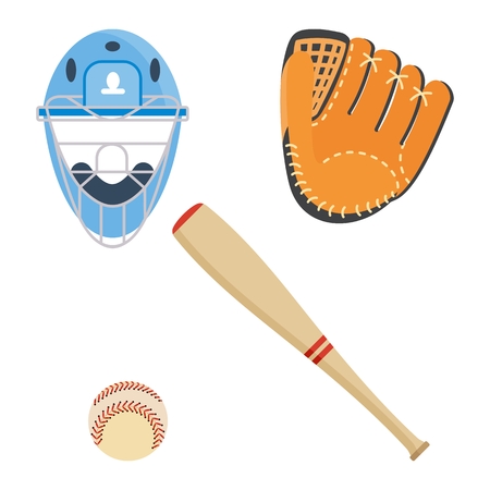 Baseball equipment iconのイラスト素材