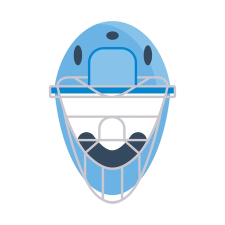 protective baseball helmetのイラスト素材