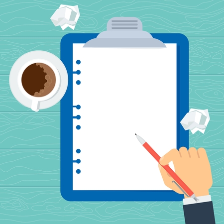 Blank planning sheetのイラスト素材