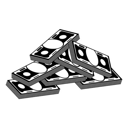 Stack of moneyのイラスト素材