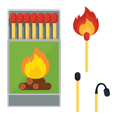 matches set iconのイラスト素材