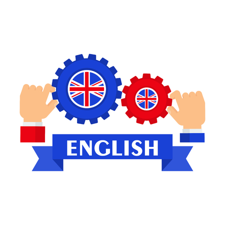 Learn english gearのイラスト素材