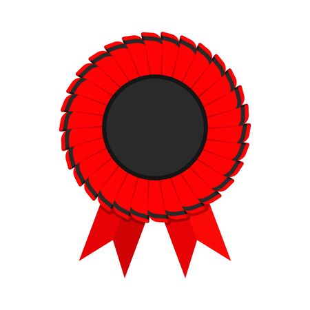 Red ribbon award iconのイラスト素材